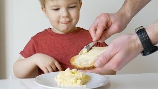 How To Make Butter At Home! Kitchen Science Experiments For Kids