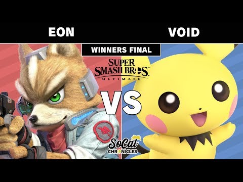 Smash Ultimate Tournament - CLG | VoiD (Pichu) vs Eon (Fox) Winners Finals Top 8 - Socal Chronicles