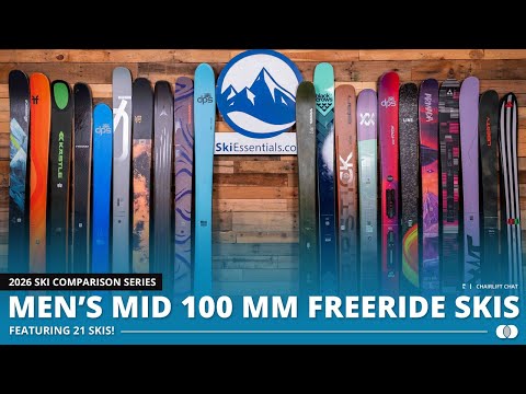 2026 Mid-100 mm Freeride Ski Comparison with SkiEssentials