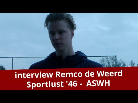 Interview Remco de Weerd Sportlust '46 - ASWH