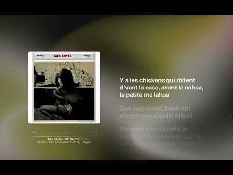 Ponko feat. Hamza - Mes Lovés (Paroles)