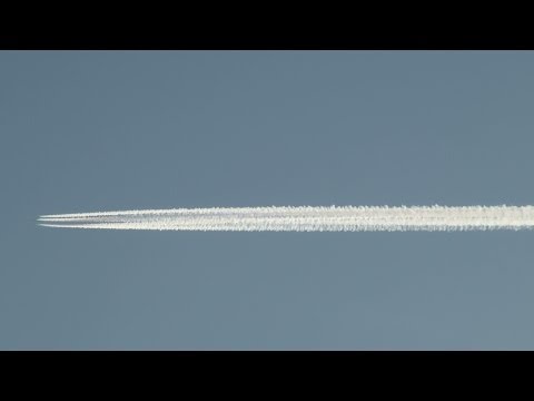 Qantas Airbus A380 Contrails HD (1080p)