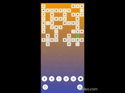 Vowel In - Fill Crossword video thumbnail