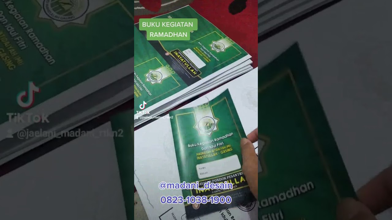 BUKU KEGIATAN RAMADHAN DAN IDUL FITRI