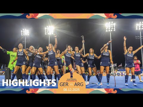 FIH Hockey Women's Junior World Cup 2025 Chile: Game 48, Highlights: Germany vs Argentina