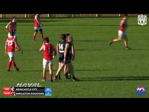 2019 HCCAFL Black Diamond Cup Round 5 Highlights - Newcastle City v Singleton Roosters