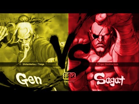 dunhiller0935 [Gen] Vs SUPER3TAROUMAN [Sagat] SSF4 Arcade Edition 2012 720 HD