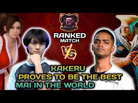 SF6 ▰ Kakeru ( Mai ) VS Caba ( Guile ) ▰ High Level Gameplay