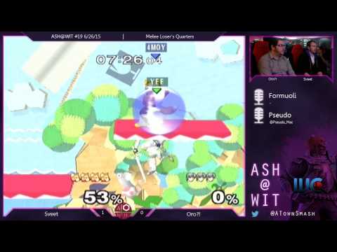 Sveet (Fox) vs Oro?! (Falco, Marth) - Melee Loser's Quarters ASH@WIT 6/26/15