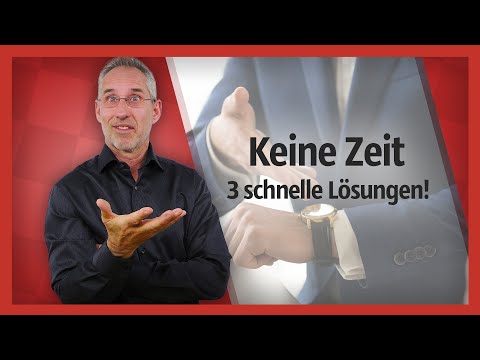 Einwandbehandlung „Keine Zeit für sowas“ - 3 schnelle Lösungen, die funktionieren! | Andreas Breyer
