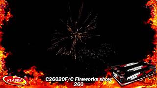 Fireworks show 260 rán / 20mm - C26020F/C
