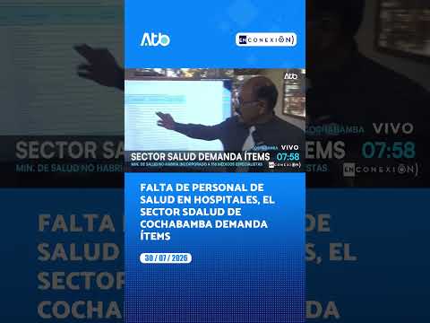 D3nuncian déficit de personal de salud por largas filas en hospitales de Cochabamba