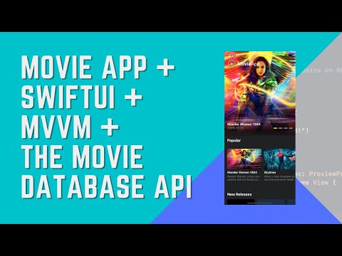 Movie App with SwiftUI, MVVM, and The Movie Database API.