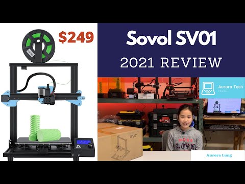 3D Printer review 2021 - Sovol SV01 Part 1, super easy to assemble budget 3D printer under $300