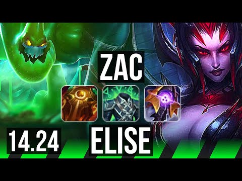 ZAC vs ELISE (JGL) | NA Challenger | 14.24