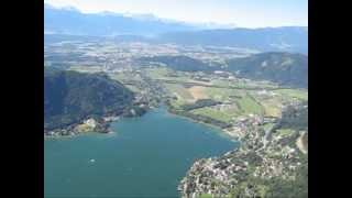preview picture of video 'Fliegen in Alpen, am Gerlitzen, Ossiacher See'