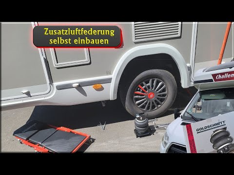 Goldschmitt Zusatzluftfederung selbst einbauen Auflastung Zusatzluftfederung #Challenger 260