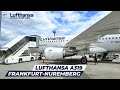 TRIP REPORT / 20 Minutes flight with an A319! / Frankfurt to Nuremberg / Lufthansa Airbus A319