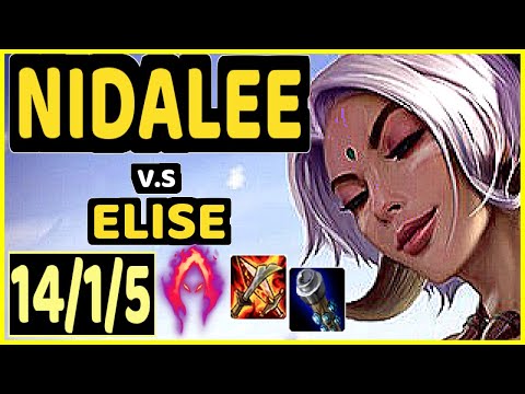 ERASUS (NIDALEE) vs ELISE - 14/1/5 KDA JUNGLE GAMEPLAY - BR Ranked MASTER