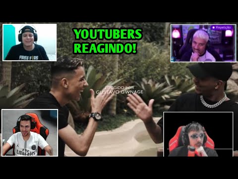 YOUTUBERS REAGINDO GUXTA - ZERO FARPAS 🌚 pt. LOUD BAK