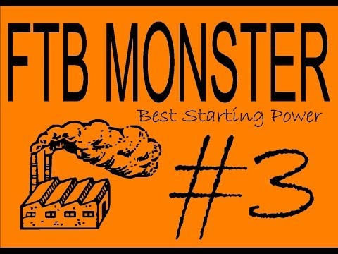 FTB Monster #3 Setting up a lava pump