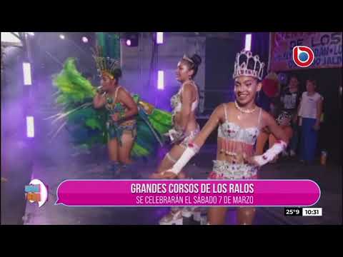 EL PRÓXIMO SÁBADO 7 DE MARZO LLEGAN LOS CORSOS A LOS RALOS