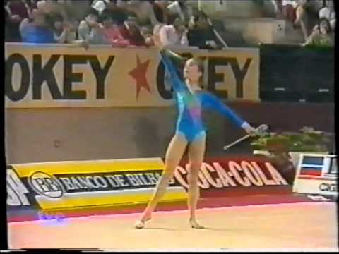 Vídeo: Marta Bobo. Exercicio con mazas. Valladolid, 1984 