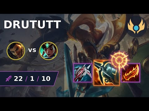 [ drututt ] Akshan TOP vs Karma | EUW CHALLENGER | LOL Season 2022