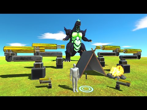 Build Barracks With Machine Gun - Animal Revolt battle simulator