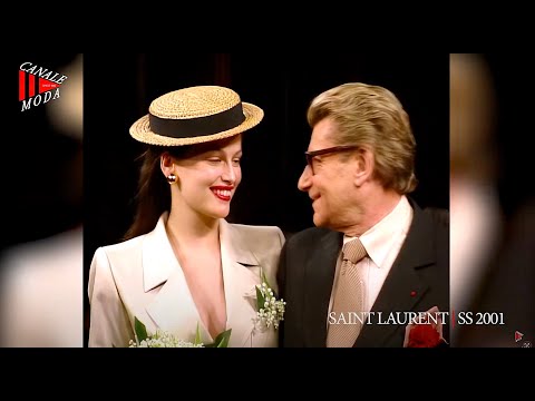 YVES SAINT LAURENT Haute Couture Spring Summer 2001 Paris - Canale Moda