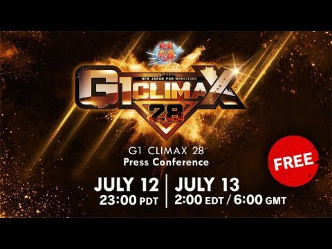 Live: G1 CLIMAX 28 : Press Conference (July 13)