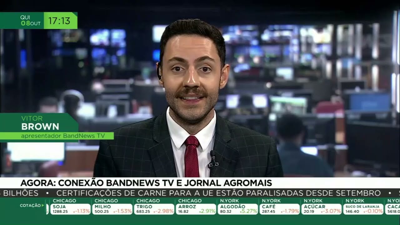 Conexão BandNews TV e Jornal AgroMais desta quinta-feira, 08/10
