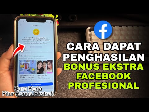 Cara Kerja Fitur Bonus Ekstra Facebook Profesional | Menghasilkan Uang Di Facebook