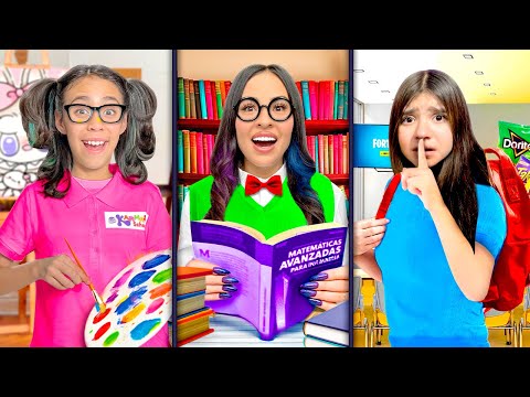 TIPOS DE PERSONAS EN EL COLEGIO!!