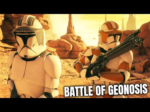 BATTLE OF GEONOSIS — Clone Troopers vs Battle Droids | Star Wars Battlefront 2 (4K)