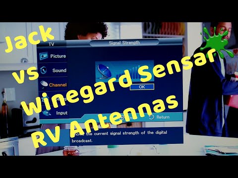 King Jack RV Antenna VS. Winegard Sensar RV Antenna Signal Comparison