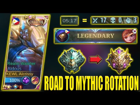 ALDOUS NEW ROTATION THAT HELPS YOU RANK UP TO MYTHIC! 5 MINS LEGENDARY🔥ALDOUS BEST BUILD 2022 - MLBB