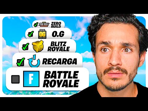 Gané en TODOS los MODOS de Fortnite!