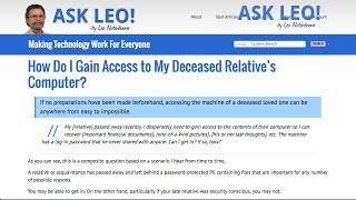 How Do I Gain Access to My Deceased Relative