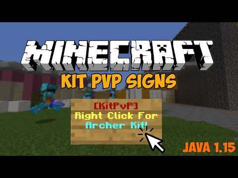 EPIC Java PvP Madness | Kit PvP Signs in Minecraft!