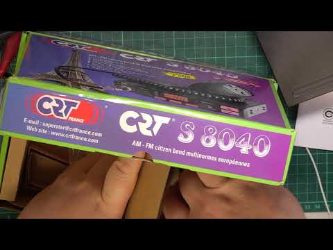 CRT S8040 UK CE MultiNorm CB radio (Mobile) - service adjustments