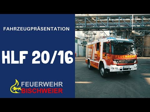 Feuerwehr Bischweier I Fahrzeugpräsentation I HLF 20/16 I Mercedes-Benz Atego I 4K