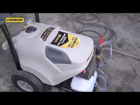 Gambar Krisbow High Pressure Cleaner 160 Bar 3000 Watt FPHPE160 - Hitam