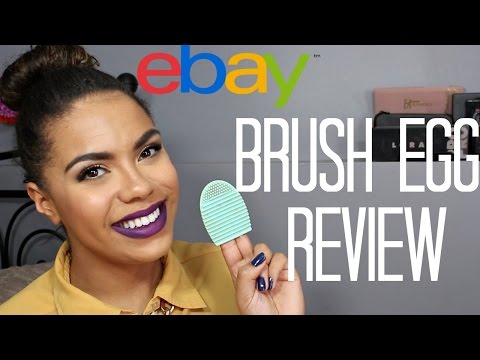 Brush Egg Review - $2 Brush Cleaning Tool! | samantha Video