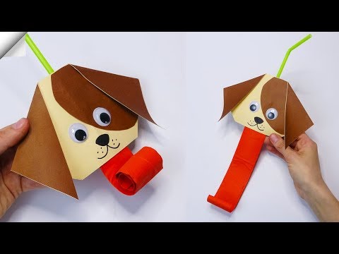 Origami DOG easy DIY paper crafts