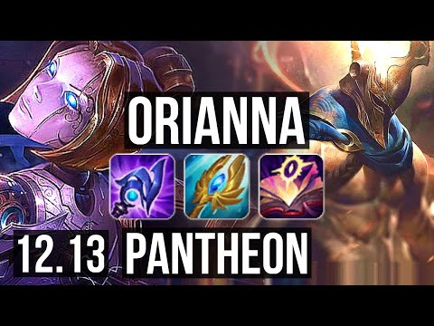 ORIANNA vs PANTHEON (MID) | 4/1/10, 68% winrate | KR Master | 12.13