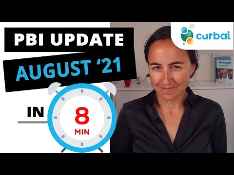 Power BI August 2021 update
