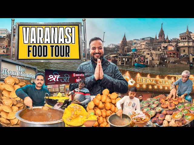 Ep - 1 Varanasi Street Food | Banaras Best Food | Breakfast in Varanasi |  Bananas Food Tour SDDEFAULT Thumbnail