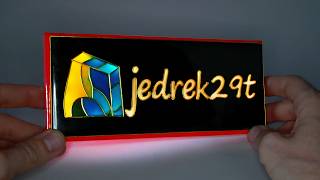 Lighting Youtube Logo in Epoxy Resin / jedrek29t