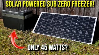 Off-Grid Solar & Car Refrigerator Freezer! (VERY LOW POWER)